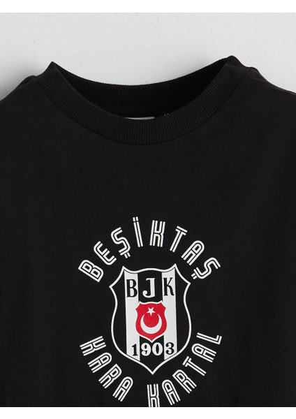 Yeni Sezon Bisiklet Yaka Besiktas Baskili Erkek Cocuk Tisort - S5BJ45Z4 fırsatları