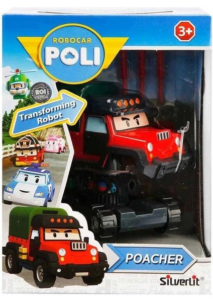 Polı 83360 Robocar Poli Hareketli Figür Poacher