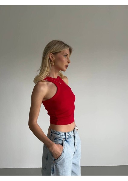 Oval Kesim Crop Atlet Kaşkorse fiyatları