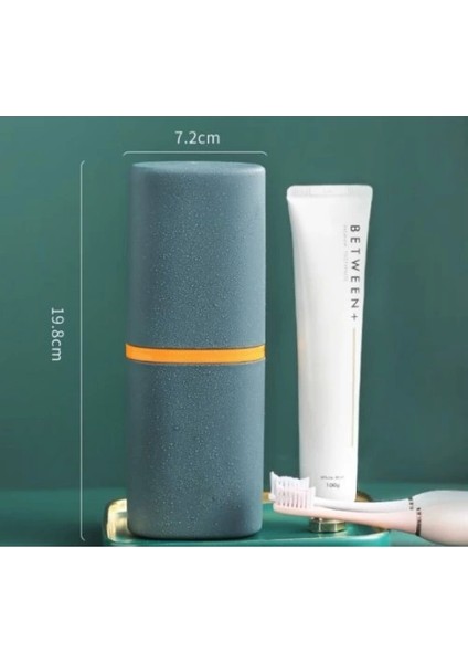 Seyahat Tipi Diş Fırçası ve Macun Saklama Kabı