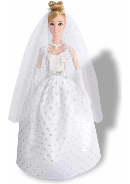 3381 Sun-Rst-Sıs-Gelinlikli Manken Bebek Alisha 29 cm - Sunman