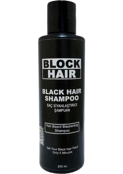 Saçları Siyahlaştıran Block Hair Şampuan 200ML x 1 Adet