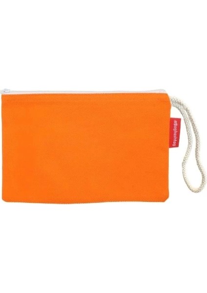 Baghashtag Turuncu Clutch Bez Çanta