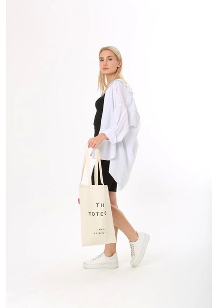 Baghashtag The Tote Bag Baskılı Bez Çanta