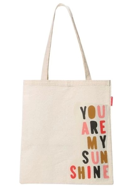 Baghashtag You Are My Sun Shine Baskılı Bez Çanta