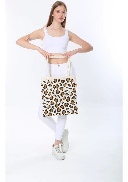 Baghashtag Leopar Desenli Bez Çanta