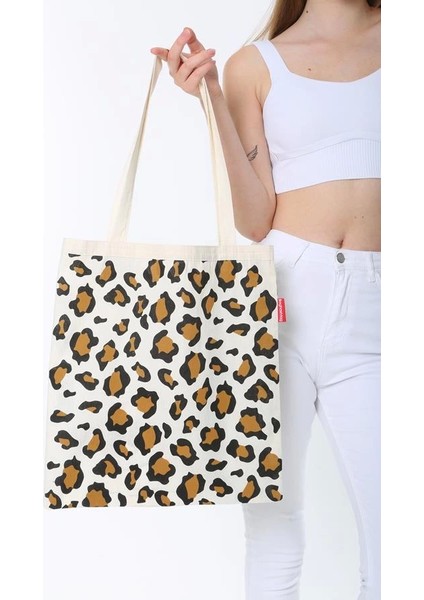 Baghashtag Leopar Desenli Bez Çanta