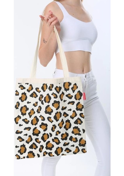 Baghashtag Leopar Desenli Bez Çanta