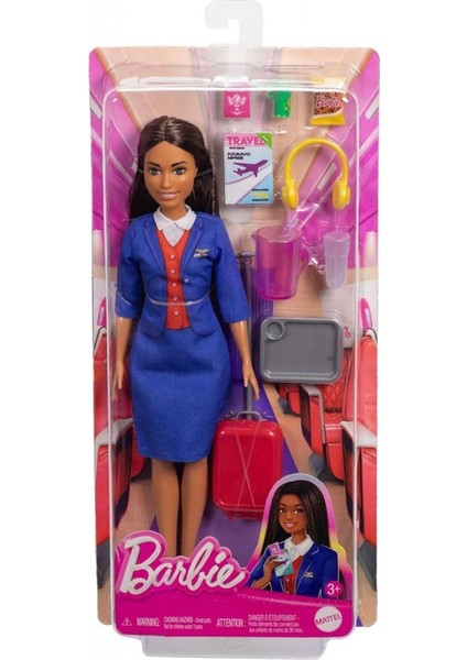 HYT60 Barbie Hostes Bebek ve Aksesuarları