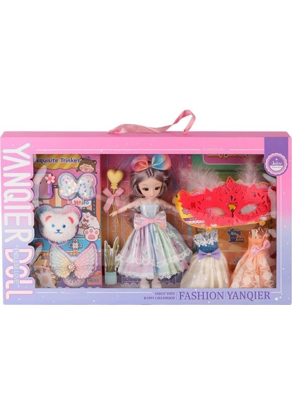 3688-033A Fashion Aksesuarlı Eklemli Bebek -Karsan Oyuncak