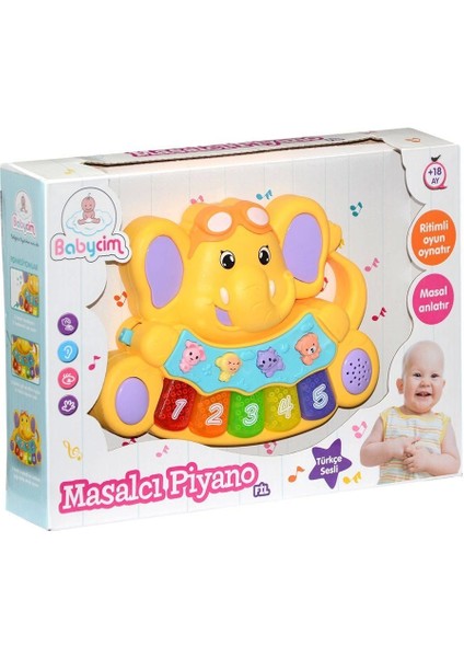 855-31A-24 Birliktoys, Babycim Masalcı Piyano-Fil