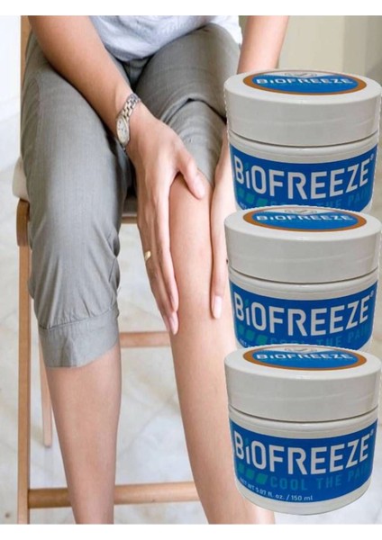 Biofreeze Cool Pain Sırt Bel Diz Dirsek Adale Masaj Kremi 150 ml - 2'li