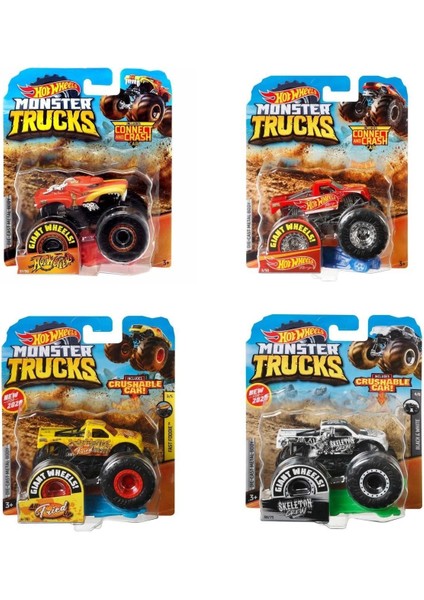 FYJ44 Hot Wheels, Monster Trucks 1:64 Arabalar - 1 Adet Fiyatıdır