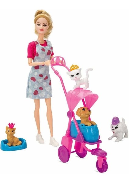 Belissa'nın Annesi ve Sevimli Dostlar Manken Bebek
