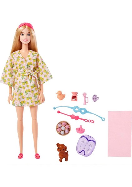 HKT90 Barbie Wellness - Spa Günü Sarışın Bebek