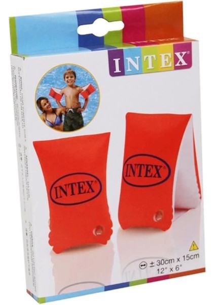 Intex Kırmızı Kolluk 30X15 cm (6-12 Yaş)