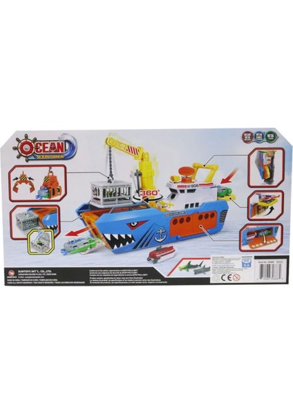 Express Wheels Okyanus Kaşifi 8 Parça Keşif Gemisi
