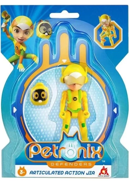 Petronix Hayvan Savunucuları Sırt Çantalı Hareketli Mini Figür Jia