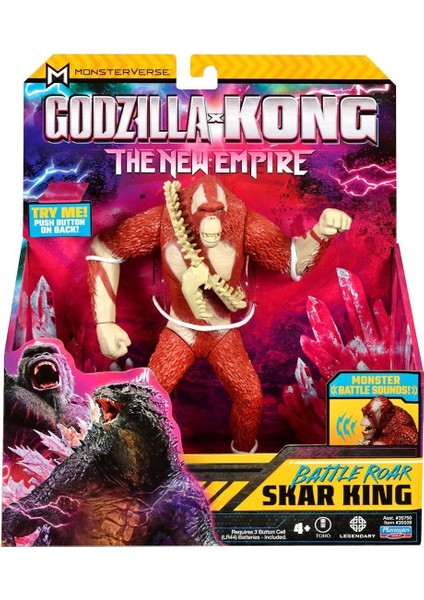 MN305000 Godzilla Vs. Kong Delüks Aksiyon Figürü 18 cm 35750 modelleri