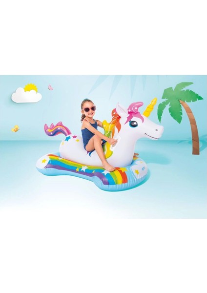 IBN57552 Sihirli Unicorn Binici 163X86 cm - Vardem Oyuncak