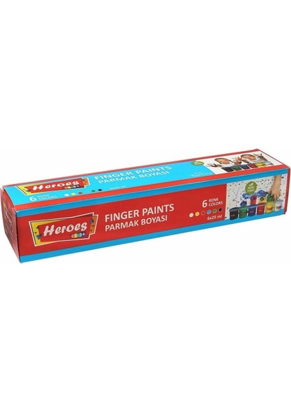 ERN-710 Heroes Color 6lı Parmak Boya - Eren Oyuncak