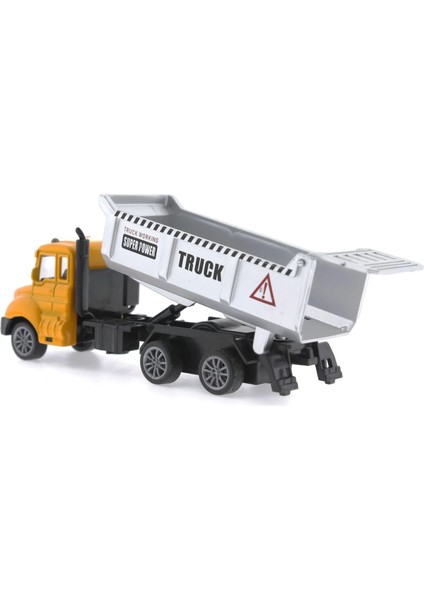 Çek Bırak Metal Mini Sarı Kamyon