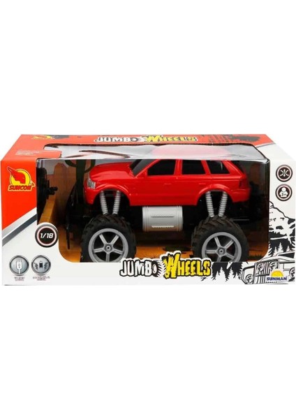 80012 1:18 Uzaktan Kumandalı Jumbo Wheels USB Şarjlı Araba fiyatları