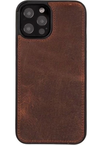 Apple iPhone 11 Pro Max Uyumlu Deri Cüzdanlı Kılıf Rfıd G2 Kahve