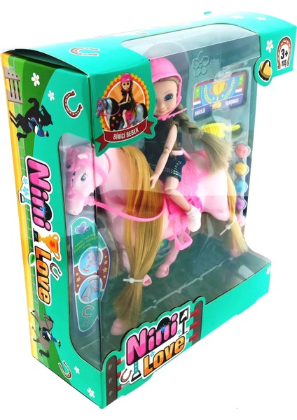 Nini Love Binici Bebek Pembe At modelleri