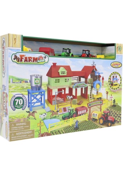 Express Wheels Die Cast Metal 70 Parça Çiftlik Seti