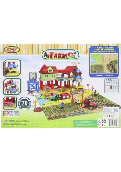 Express Wheels Die Cast Metal 70 Parça Çiftlik Seti