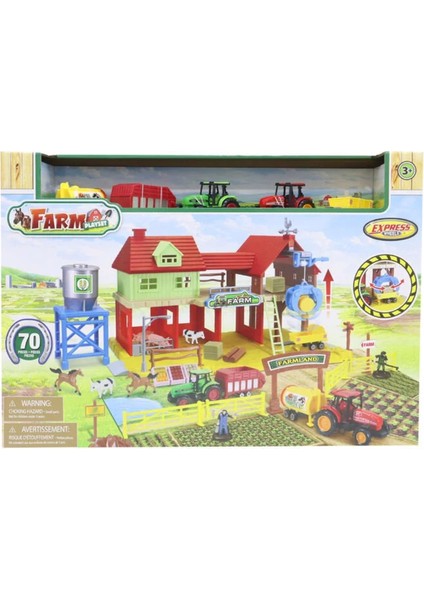 Express Wheels Die Cast Metal 70 Parça Çiftlik Seti