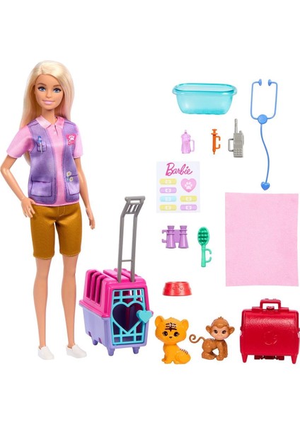 HRG50 Barbie Veteriner Mini Oyun Seti