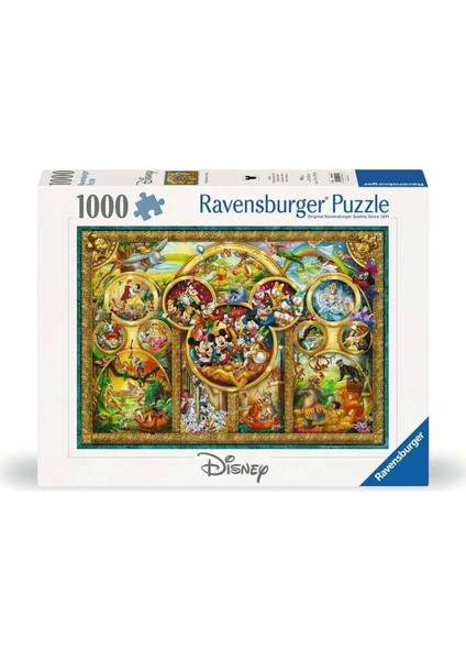 12000469 En Güzel Disney Teması 1000 Parça Ravensburger Puzzle