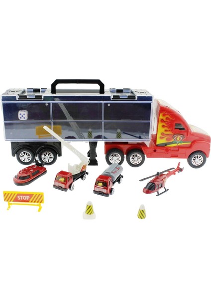 Taşınabilir Die Cast Metal Araçlı Itfaiye Kamyonu