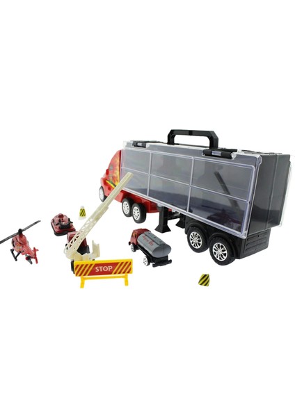 Taşınabilir Die Cast Metal Araçlı Itfaiye Kamyonu