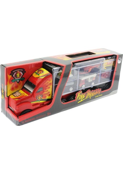 Taşınabilir Die Cast Metal Araçlı Itfaiye Kamyonu