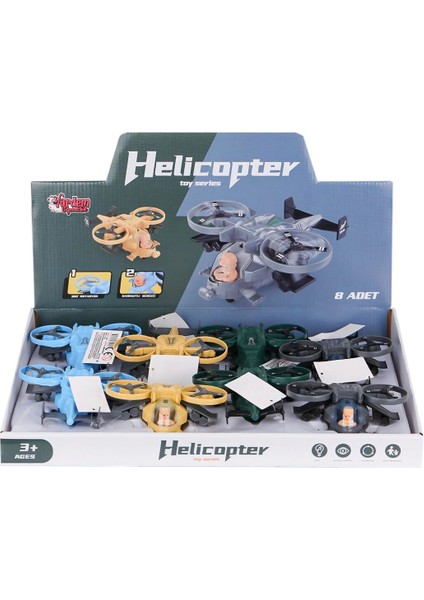 MXT-3616 Sürtmeli Askeri Helikopter - 1 Adet Stokta Olan Gönderilir