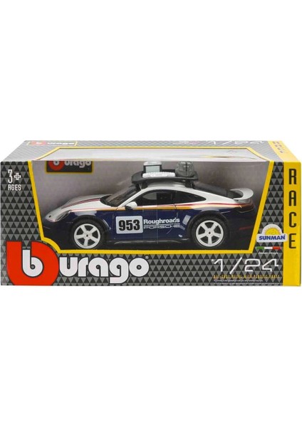 28029 Burago 1:24 Porsche 911 Dakar Model Araba -Sunman indirimleri