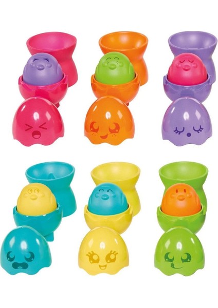 73083 Tomy, Saklambaçlı Yumurta Kule Seti, 6-36 Ay