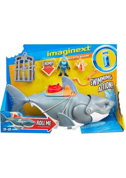 GKG77 Imaginext - Çılgın Köpekbalığı Oyun Seti