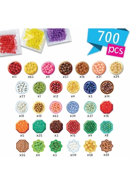 35090 Aquabeads Dondurma ve Tatlı Aksesuar Kiti - 700 Parça +4 Yaş