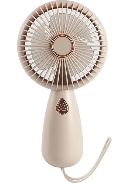 Mini Vantilatör Şarjlı Yüksek Fan Gücü Tutmalı Fan Mini Fan Vantilatör Işıklı Vantilatör