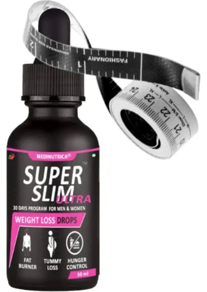 Medinutrica Super Slim Ultra Fiziğinizdeki Hafifliğin ve Inceliğin Damlası Bay 50 ml
