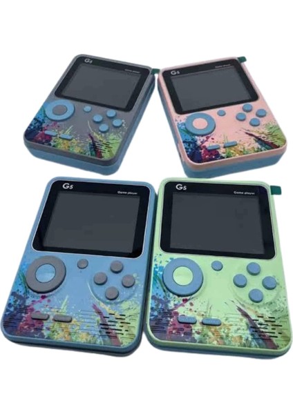 Game Box Oyun Konsolu 500 Retro Oyunlu Mini Taşınabilir 3 Inç