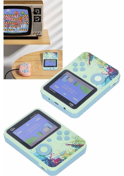 Game Box Oyun Konsolu 500 Retro Oyunlu Mini Taşınabilir 3 Inç