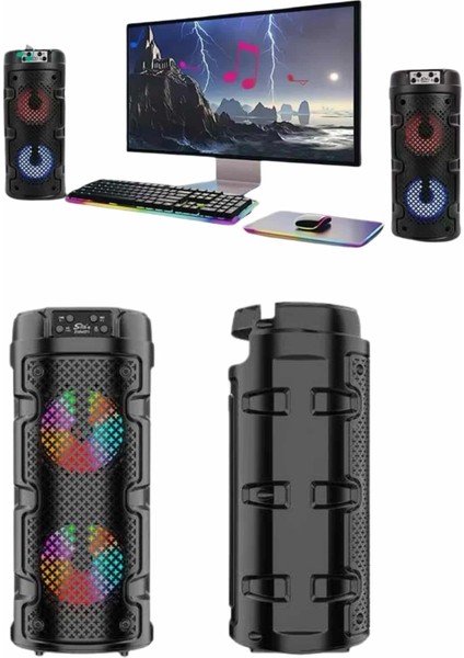 Bluetooth Hoparlör Yüksek Bass Ses Sistemiyle Hoparlör Kolon