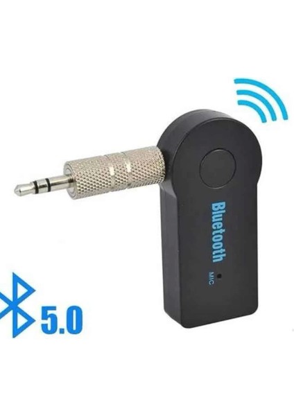 Bluetooth Araç Kiti Aux Çıkışlı Telefon Müzik Alıcı Tüm Cihazlara Uyumlu