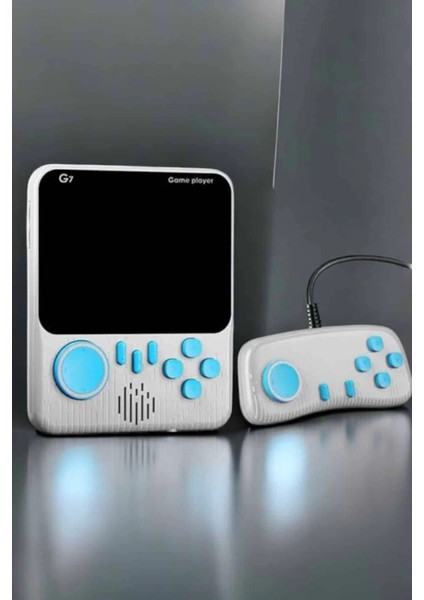 Mini Atari El Atarisi 3.5 Inç Ekran Çift Konsol 666 Adet Retro Oyun Gameboy El Atarisi