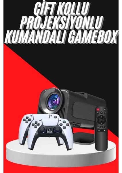 Retro Video Oyunu Konsolu Android Tv El Oyun Konsolu Wıfı Taşınabilir Projeksiyon Cihazı